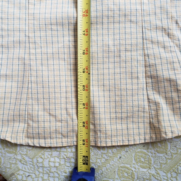 Yellow Button Down Blouse - Picture 8 of 8